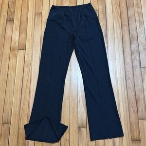 Yitty Spotlight Shaping Split Flare Pant - Shimmered Iconic Black